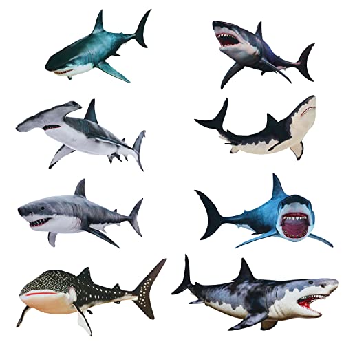 Sharks Peel and Stick Wall Decals