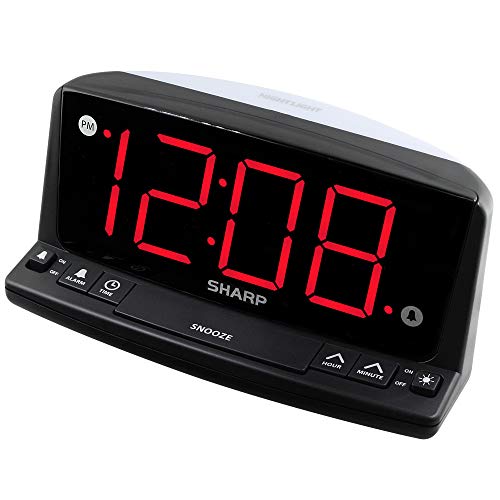 SHARP LED Alarm Clock