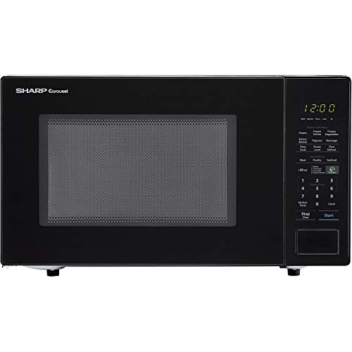 Sharp SMC1441CB Microwave - 1.4 Cubic Feet 1000W, Black