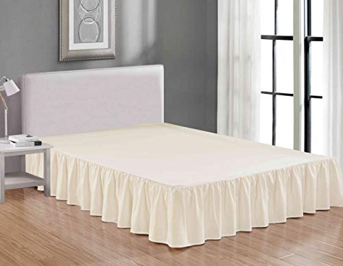 Sheets & Beyond Wrap Around Solid Microfiber Bed Skirt