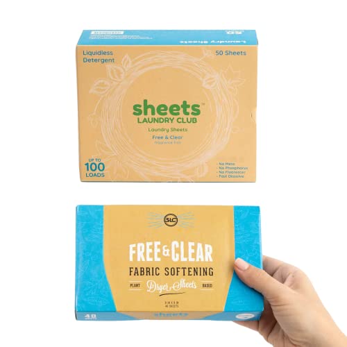 Free & Clear Laundry Detergent Sheets by Sheets Laundry Club