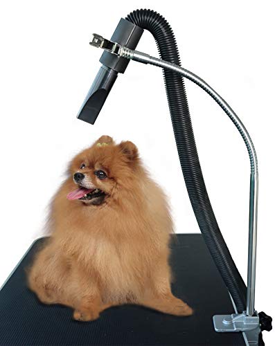 SHELANDY Hands-Free Pet Grooming Table Hair Dryer Stand