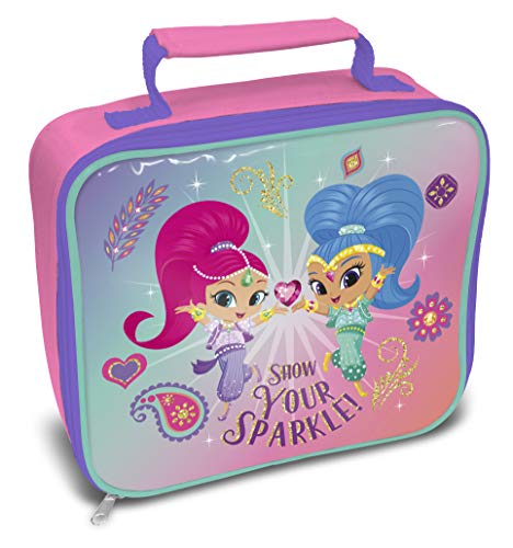 Shimmer and Shine Lunch Bag, Purple Multi, 8 x 23 x 20 cm