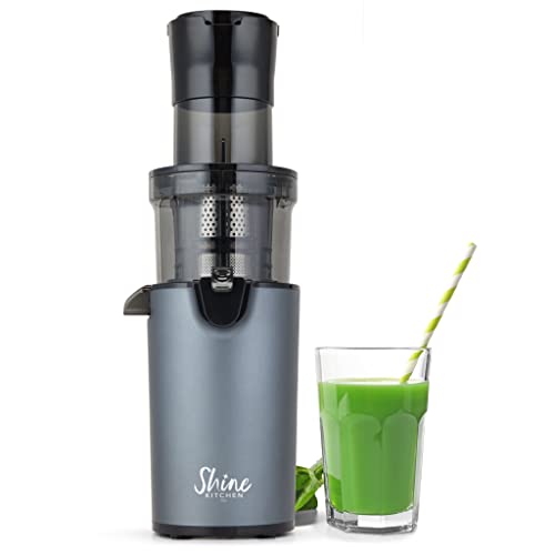 Shine SJX-1 Cold Press Juicer with XL Feed Chute, Gray