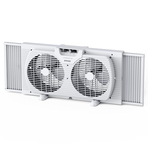 Shinic Small Window Fan with Quiet Mode and 3 Speed Settings
