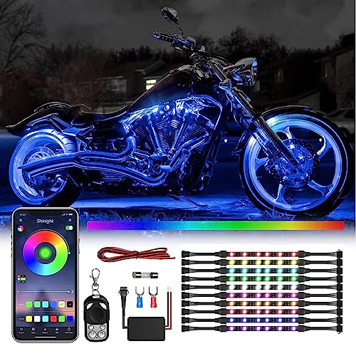 SHINIGHT LED Strip Lights for Motorcycles