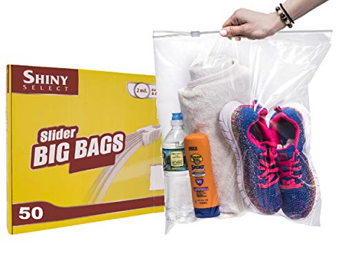 Shiny Select 3.5 Gallon Large Food Storage Bags