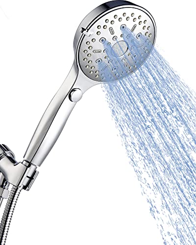 SR SUN RISE 12-Function High Pressure Handheld Showerhead with Extra Long Hose