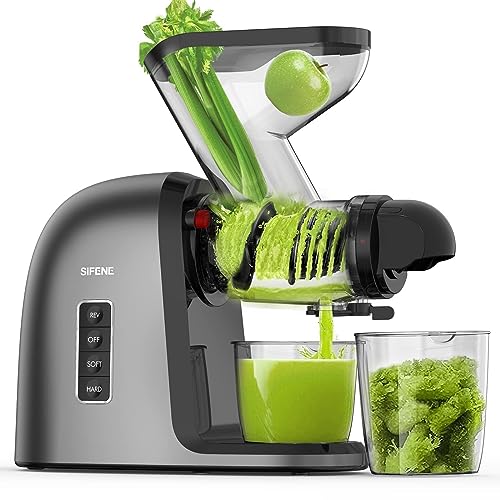 SiFENE Dual Mouth Slow Masticating Juicer