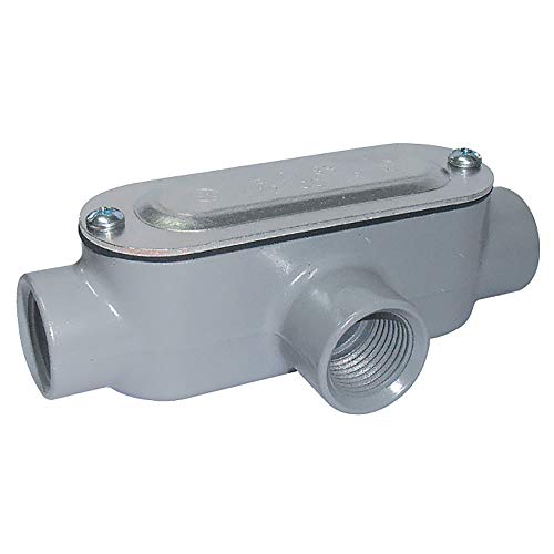 Sigma Engineered Solutions ProConnex 02-55642T Rigid Type T Body 3/4-Inch Conduit Fitting, 1-Pack, Gray