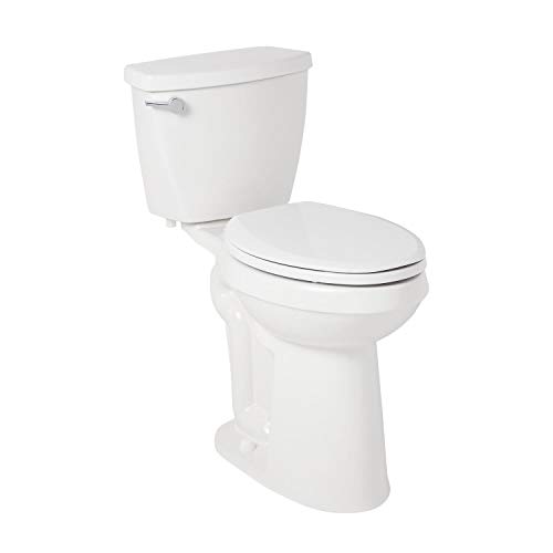 Signature Hardware 443039 Bradenton 1.28 GPF Two-Piece Elongated Toilet - 21" Bowl Height, Standard Seat Included