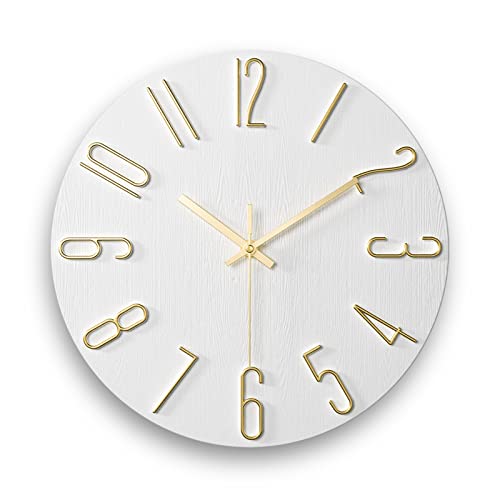 Silent Non-Ticking 12 Inch Wall Clock