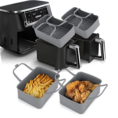 MetizCock Silicone Air Fryer Liners Pot for Ninja Airfryer XL 10QT