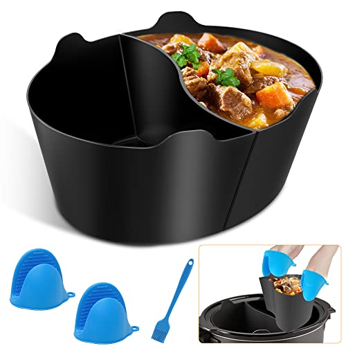 Silicone Slow Cooker Liner: Reusable & Leakproof, Dishwasher Safe