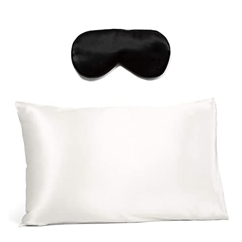 Fishers Finery Silk Pillowcase and Sleep Mask