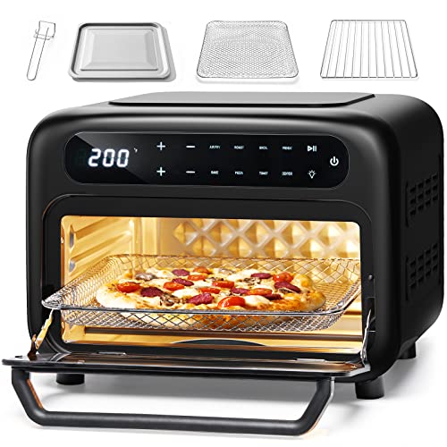 Silonn 2-in-1 Air Fryer Toaster Oven Combo