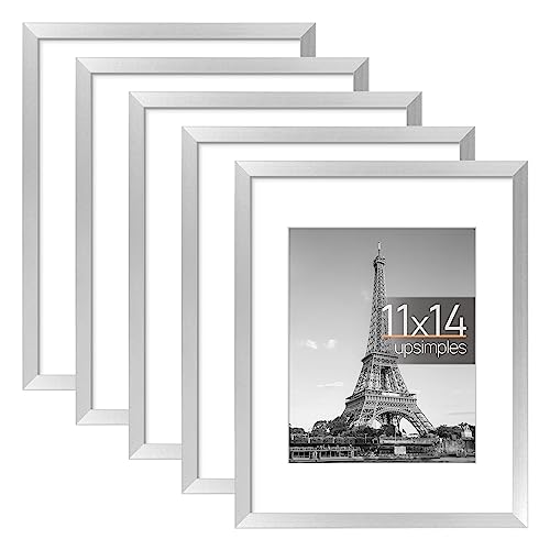 Silver Picture Frame Set of 5: Display Pictures with Style