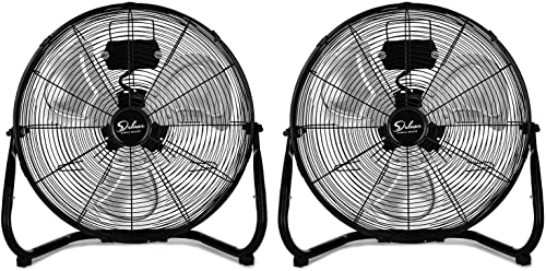 Quiet 3-Speed Heavy Duty 12" Industrial Floor Fan for Home and Commercial Use