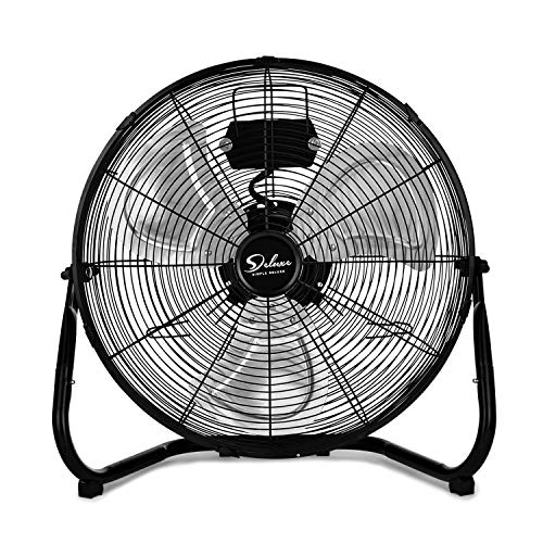 Powerful Industrial Floor Fan for Cooling and Air Circulation