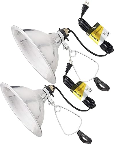 Simple Deluxe Clamp Lamp Light 2-Pack