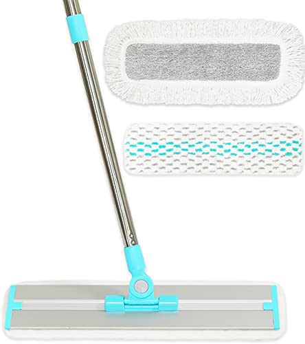 18-Inch Microfiber Hardwood Floor Mop with Extendable Handle