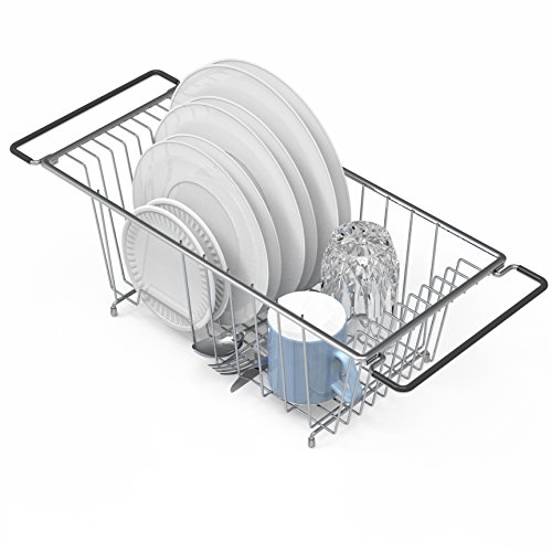 Simple Houseware Over Sink Dish Drainer
