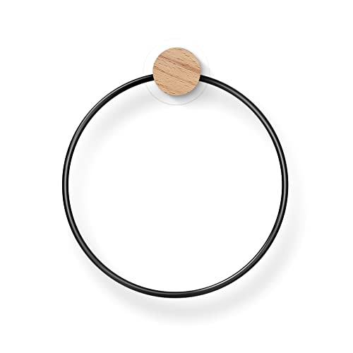 Simple Wood Round Towel Hanger