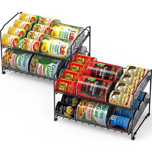 Utopia Kitchen Storage Can Rack Organizer, Stackable Can Organizer Holds  Upto 36 Cans for Kitchen Cabinet or Pantry (Chrome)