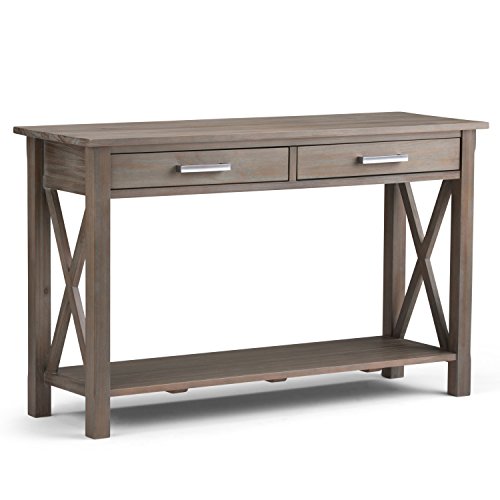 SIMPLIHOME Kitchener Console Sofa Entryway Table