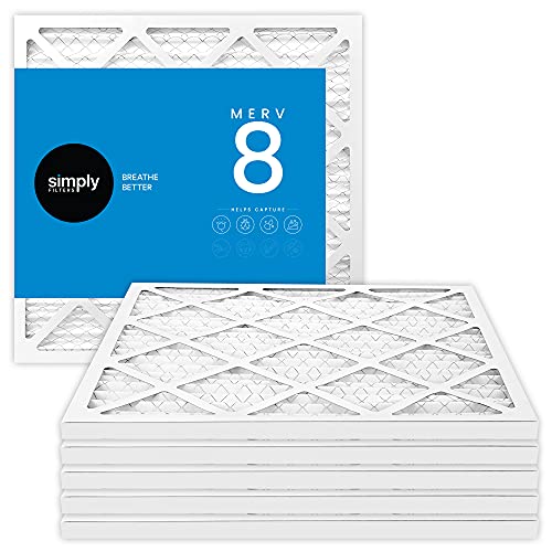 Simply by MervFilters AC Furnace Air Filter, 6 Pack