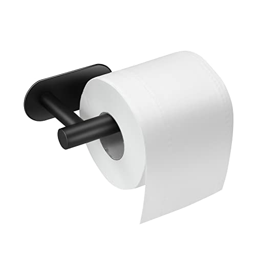 Simtive Adhesive TP Holder, No Drilling Stainless Steel Toilet Roll Holder