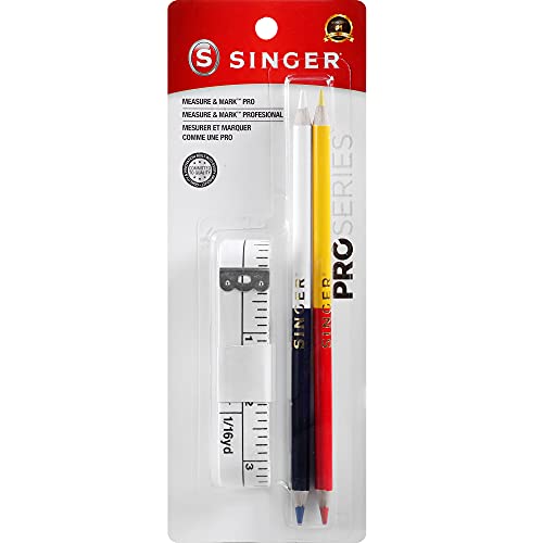 SINGER ProSeries Measure & Mark Pro - Marking Pencils and Tape Measure Set