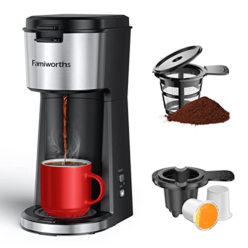 Single Serve Coffee Maker for K Cup & Ground Coffee