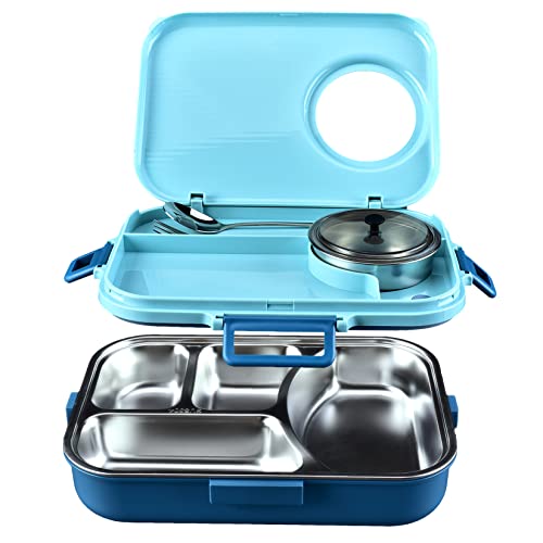  Bentgo® Kids Stainless Steel Leak-Resistant Lunch Box - Bento-Style  Redesigned in 2022 w/Upgraded Latches, 3 Compartments, & Extra Container  Eco-Friendly, Dishwasher Safe, Patented Design (Fuchsia) : Home & Kitchen