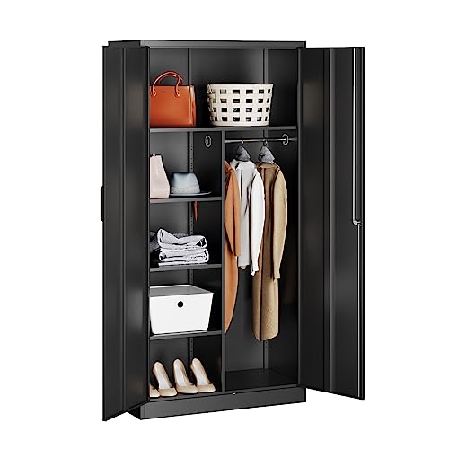 SISESOL Metal Storage Cabinets Locker with Locker Shelf
