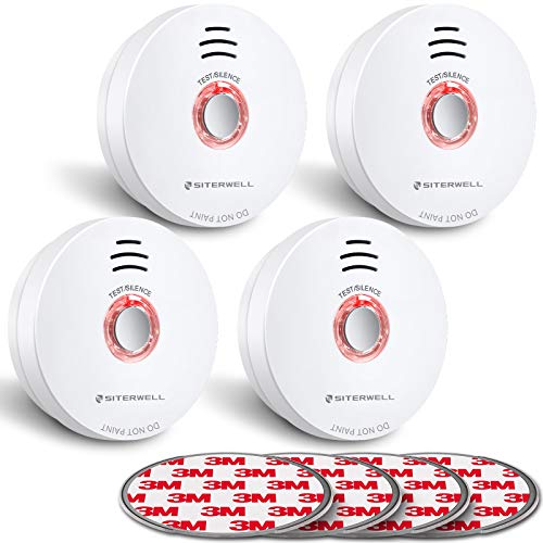 SITERWELL Smoke Detector - 10-Year Fire Alarm Smoke Detector