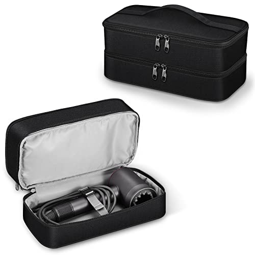 SITHON Double-Layer Travel Carrying Case for Dyson Supersonic Hair Dryer