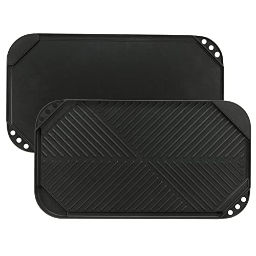 S·KITCHN Double Burner Griddle Nonstick Grill Pan