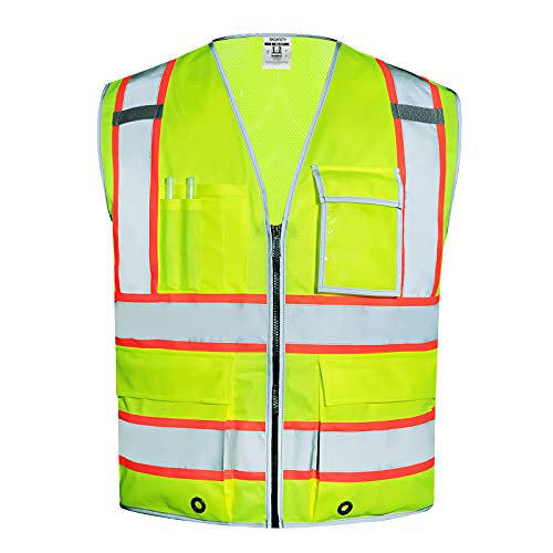 SKSAFETY 10 Pockets Safety Vest