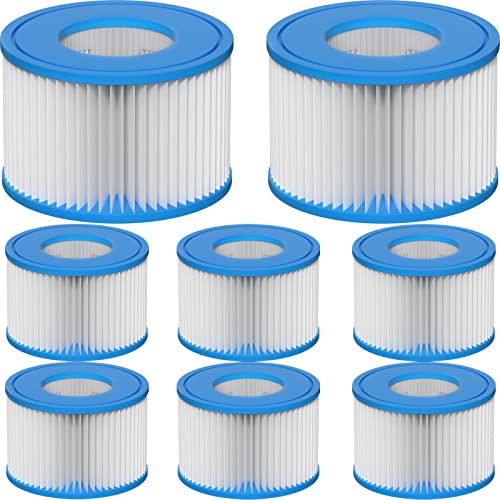 Slamate Type VI Hot Tub Filter Cartridge - Compatible Replacement for Lay-Z-Spa, Coleman SaluSpa
