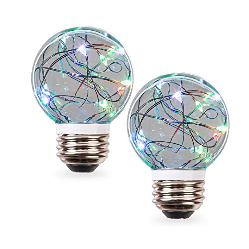 SleekLighting 0.5W LED Fairy Light Bulb - Multi Color, UL Approved