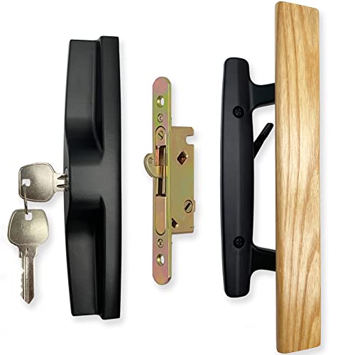 Sliding Patio Door Handle Set with Mortise Lock