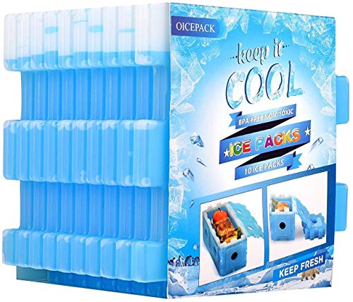 FDA Approve Flat Lunch Box Ice Pack Long Lasting Freezer Packs Food Grade  HDPE