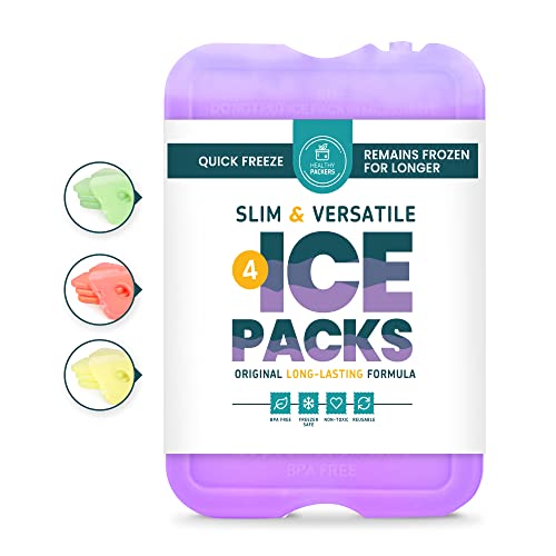 Slim & Long-Lasting Ice Packs for Your Lunch or Cooler Bag