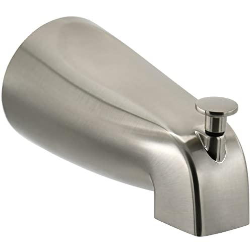 Slip Fit Tub Spout with Pull-Up Diverter