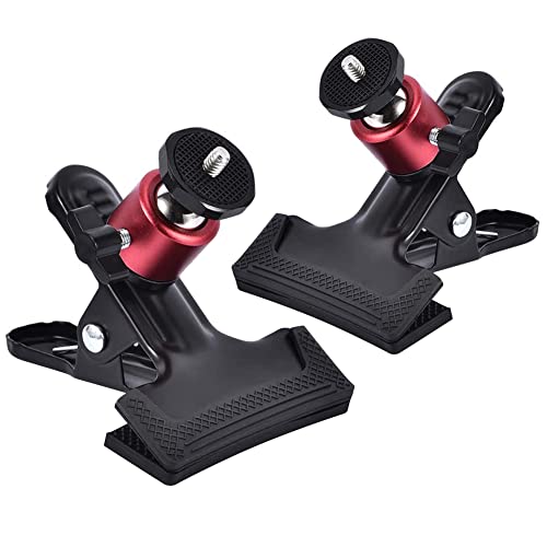 Dolphin Tripod Clip Mount with 360 Swivel Ball Head (2pcs)