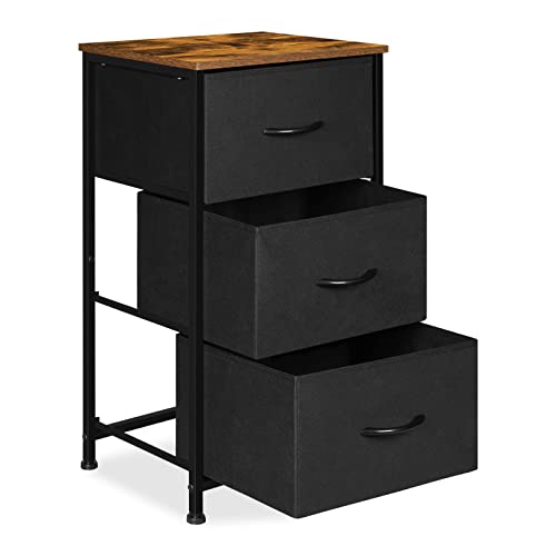 Small Bedroom Storage Tower Organizer with 3 Drawers