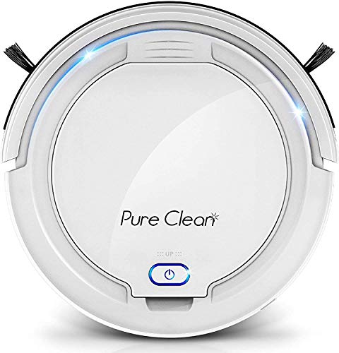 Pure Clean Slim Rechargeable Robot Vacuum with Programmed Navigation