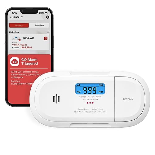 Smart Carbon Monoxide Detector: X-Sense Wi-Fi CO Detector - Stay Safe and Connected