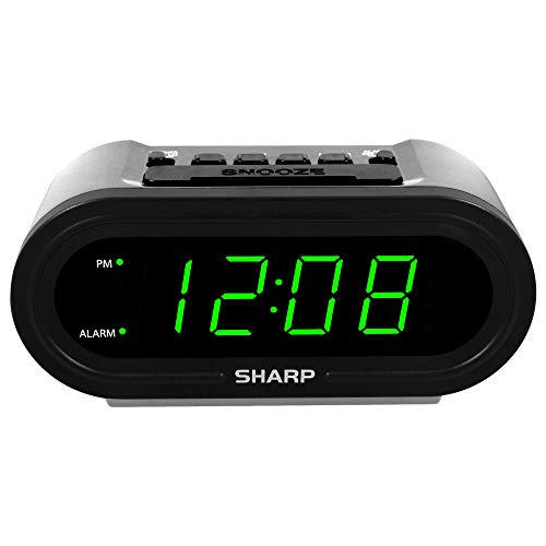 Smart Clock: SHARP Digital Alarm with AccuSet
